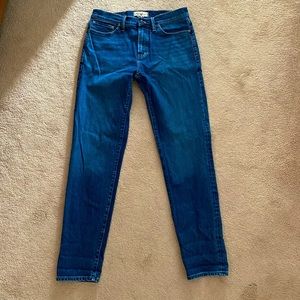 Brand new Mens Madewell Relaxed Tapered jeans. Never worn.